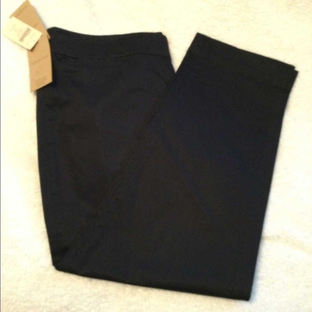 NWT Sateen Stretch Ankle Pant, size 14, by Coldwater Creek